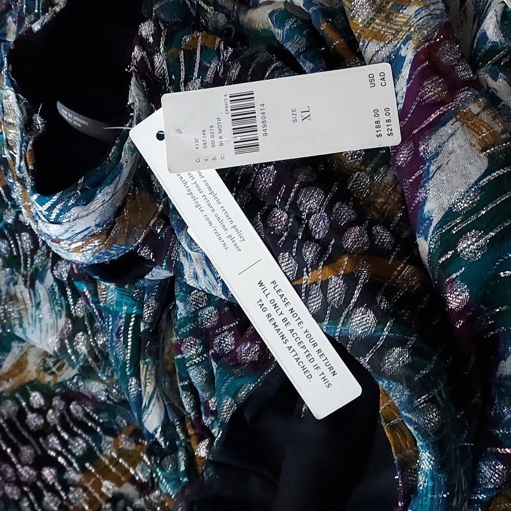 Anthropologie Multicolor High Low Dress - Picture 11 of 13